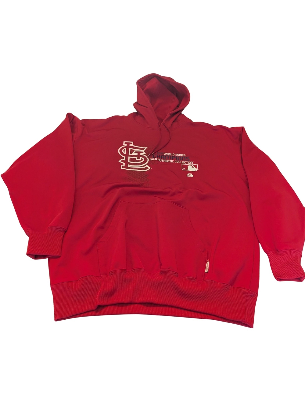 EUC Majestic Adult 2XL St Louis Cardinals MLB 2011 World Series Sweatshirt